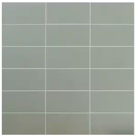 Photo 1 of 6 Pack Tori Green 8 in. x 4 in. Matte Ceramic Wall Tile (28 Pieces, 6.02 sq. ft./Case)
