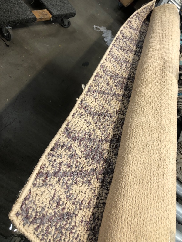 Photo 1 of 4'x6' Purple/Beige Patterned Area Rug 