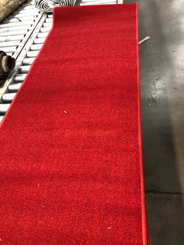 Photo 1 of 2'10"x 11'6" Red Rug Runner