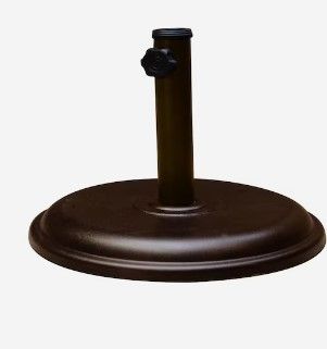 Photo 1 of Style Selections Brown Patio Umbrella Base

