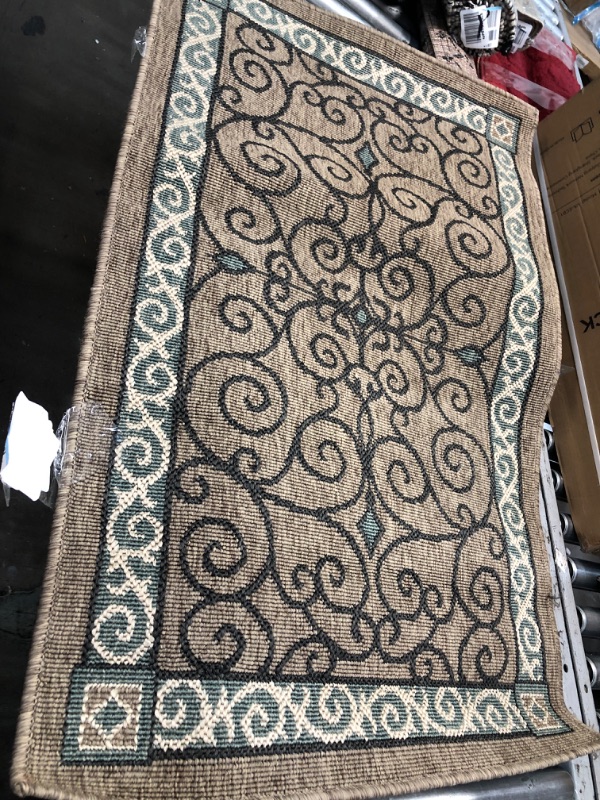 Photo 1 of 2'9"x3'9" Brown/colored Mat 