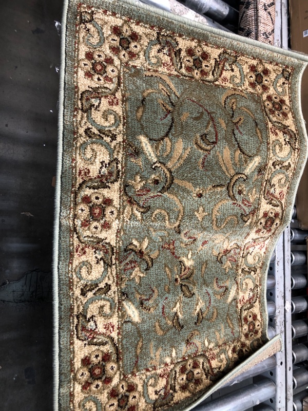 Photo 1 of 2'x3' Green/Brown Patterned Area Rug 