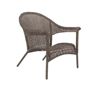 Photo 1 of Style Selections Valleydale Wicker Stackable Brown Steel Frame Stationary Conversation Chair(s) with Woven Seat