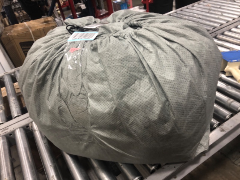 Photo 1 of VEVOR RV Cover, 16'-18' Travel Trailer RV Cover, Windproof RV & Trailer Cover, Extra-Thick 4 Layers Durable Camper Cover, Waterproof Ripstop Anti-UV for RV Motorhome with Adhesive Patch & Storage Bag