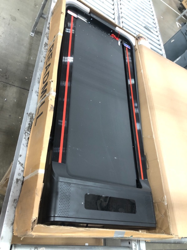 Photo 2 of ***Parts Only***UREVO Walking Pad, Under Desk Treadmill, Portable Treadmills for Home/Office, Walking Pad Treadmill with Remote Control, LED Display red