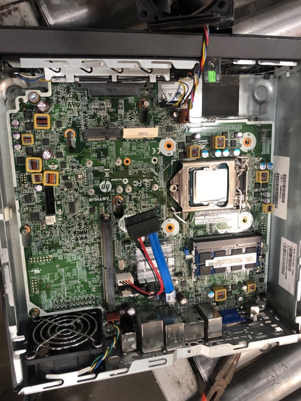 Photo 7 of SEE PICS FOR INTERNAL FRAME DAMAGE**HP EliteDesk 800 G1 USFF Desktop PC - Intel Core i5-4570S 2.9GHz 8GB 500GB HDD DVDRW Windows 10 Professional (Renewed)
