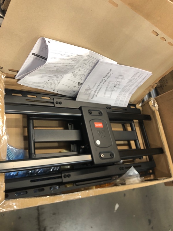 Photo 1 of MISSING TV BRACKETS**Mounting Dream TV Wall Mount with Sliding Design for Most 42-86" TV, Full Motion TV Mount with Swivel Articulating Dual Arms, Easy for TV Centering, Max VESA 600x400mm, 132 lbs, MD2198