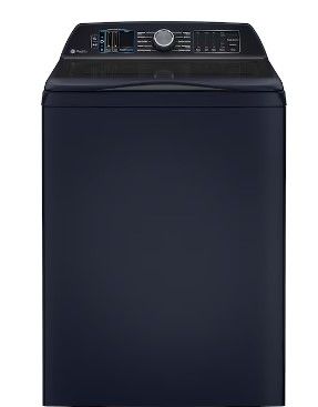 Photo 1 of SCRATCHED SIDE**GE Profile 5.4-cu ft High Efficiency Impeller Smart Top-Load Washer (Sapphire Blue)