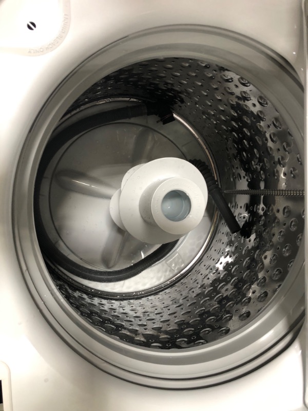 Photo 4 of GE 4.2-cu ft Agitator Top-Load Washer (White)