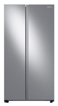 Photo 1 of DENTED FRONT DOOR**Samsung 28-cu ft Smart Side-by-Side Refrigerator with Ice Maker (Fingerprint Resistant Stainless Steel)