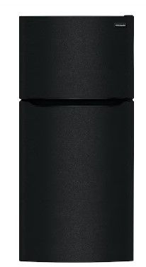 Photo 1 of Frigidaire Garage-Ready 18.3-cu ft Top-Freezer Refrigerator (Black)