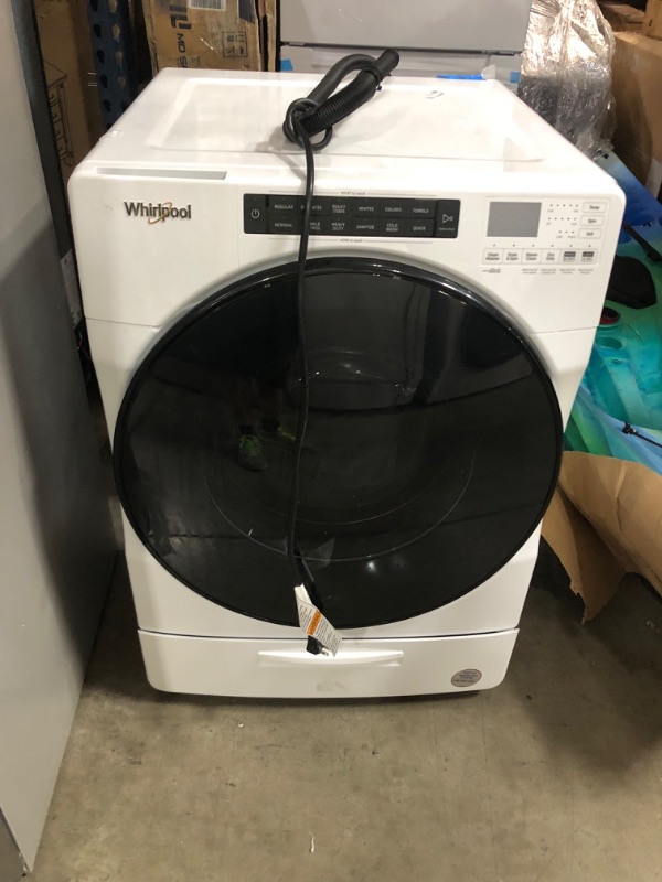 Photo 5 of Whirlpool 4.5-cu ft Capacity White Ventless All-in-One Washer/Dryer Combo