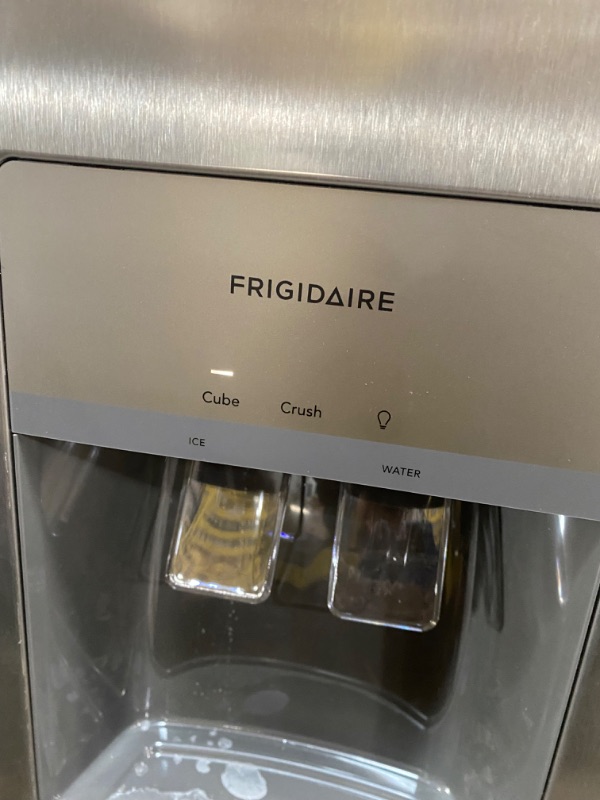 Photo 5 of Frigidaire 25.6-cu ft Side-by-Side Refrigerator with Ice Maker (Fingerprint Resistant Stainless Steel)