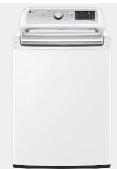 Photo 1 of LG TurboWash3D 5.5-cu ft High Efficiency Impeller Smart Top-Load Washer (White)