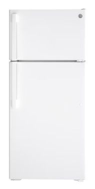 Photo 1 of GE 16.6-cu ft Top-Freezer Refrigerator (White)