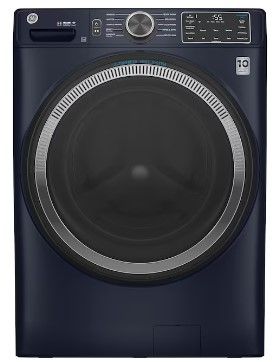 Photo 1 of GE UltraFresh Vent System 4.8-cu ft Stackable Smart Front-Load Washer (Sapphire Blue)