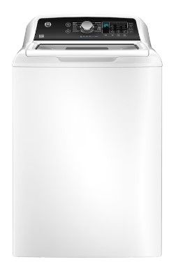 Photo 1 of GE 4.5-cu ft High Efficiency Agitator Top-Load Washer (White)