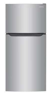 Photo 1 of DENTED/SCRATCHED DOOR**Frigidaire Garage-Ready 20-cu ft Top-Freezer Refrigerator (Fingerprint Resistant Stainless Steel)