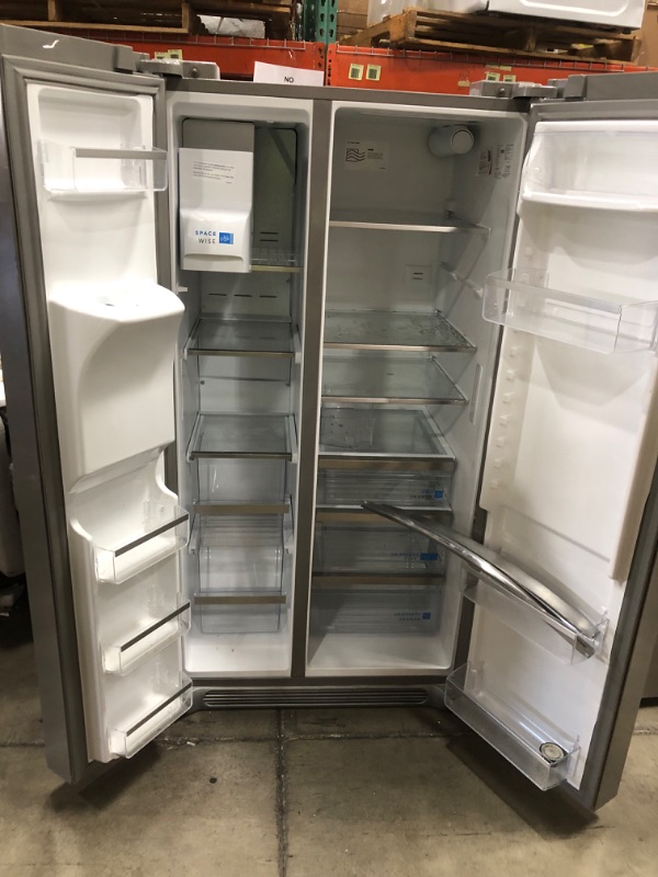 Photo 3 of INTERIOR MOLD**Frigidaire Gallery 25.6-cu ft Side-by-Side Refrigerator with Ice Maker (Fingerprint Resistant Stainless Steel)