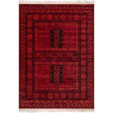 Photo 1 of *MAJOR DAMAGE SEE NOTES*
nuLOOM Billie Traditional Paneled Fringe Red 5 ft. x 7 ft. Area Rug