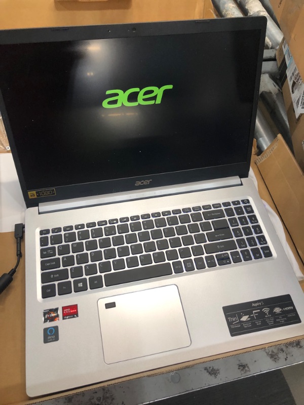 Photo 2 of Acer Aspire 5 A515-46-R3UB | 15.6 Full HD IPS Display | AMD Ryzen 3 3350U Quad-Core Mobile Processor | 4GB DDR4 | 128GB NVMe SSD | WiFi 6 | Backlit K
