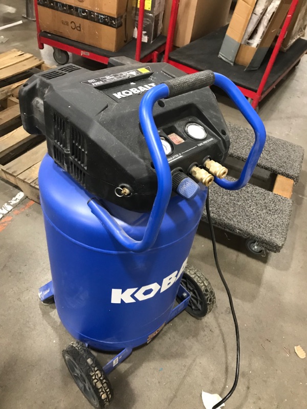 Photo 2 of **PARTS ONLY/NON-REFUNDABLE**
Kobalt LK20175 20-Gallon Single Stage Portable Corded Electric Vertical Air Compressor