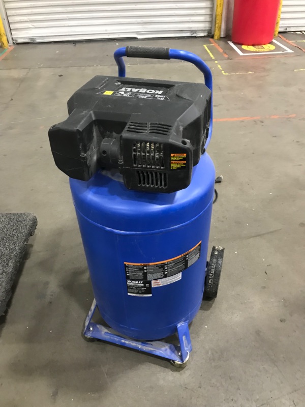 Photo 6 of **PARTS ONLY/NON-REFUNDABLE**
Kobalt LK20175 20-Gallon Single Stage Portable Corded Electric Vertical Air Compressor