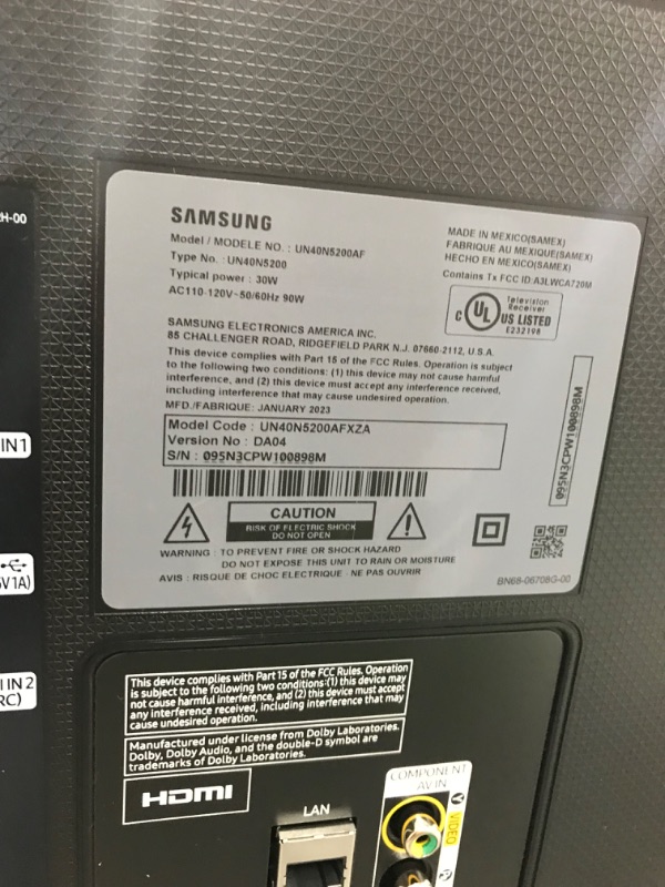 Photo 3 of SAMSUNG 40-inch Class LED Smart FHD TV 1080P (UN40N5200AFXZA, 2019 Model)