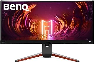 Photo 1 of BenQ MOBIUZ EX3415R Curved Gaming Monitor 34" 2K 1440p 144Hz 1ms w/Remote 