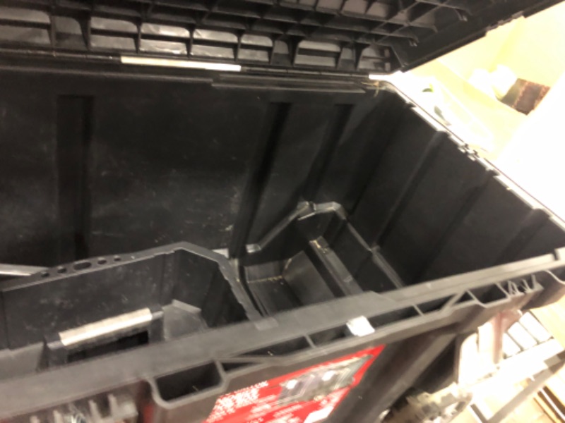 Photo 3 of 23 in. 50 Gal. Black Rolling Toolbox with Keyed Lock and Portable Hand Tool Tray