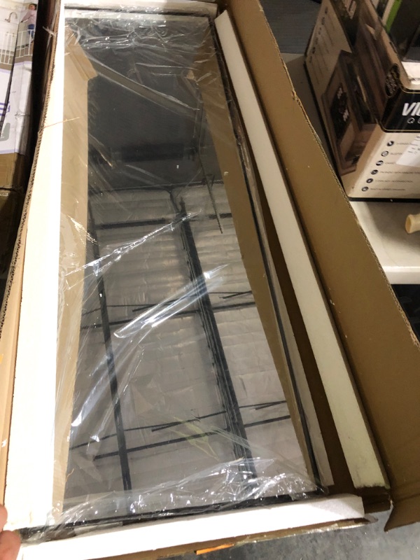 Photo 1 of  Full Length Mirror -50" x 19" Metal Frame -Black 