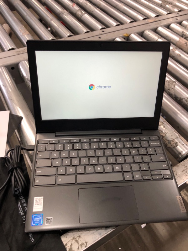 Photo 2 of Lenovo IdeaPad 3 11 Chromebook Laptop,11.6" HD Display,Intel Celeron N4020, 4GB RAM, 64GB Storage, UHD Graphics 600, Chrome OS, Onyx Black
