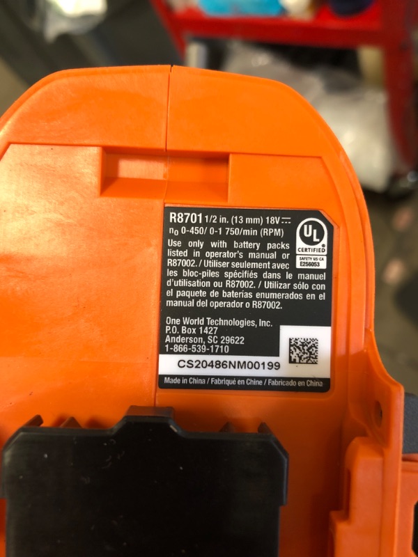 Photo 4 of RIDGID 18V Lithium-Ion Charger