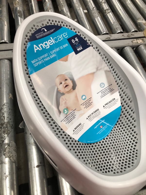 Photo 2 of Angelcare Baby Bath Support (Grey) | Ideal for Babies Less than 6 Months Old