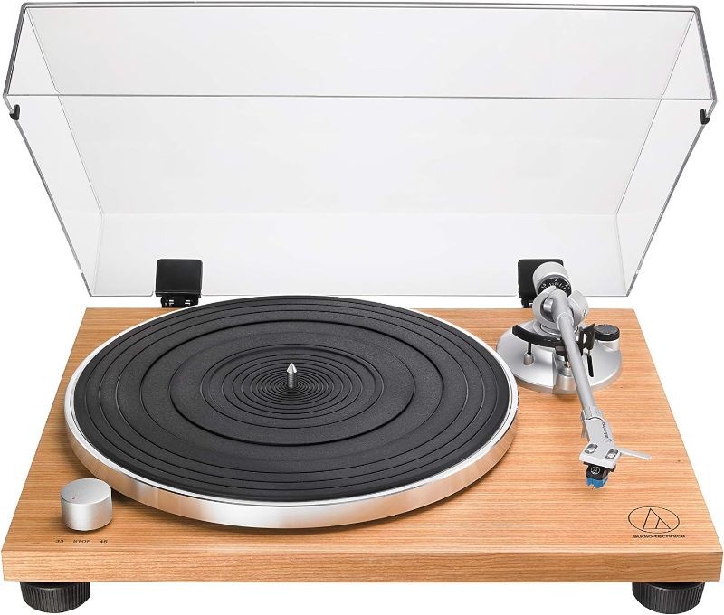 Photo 1 of Audio-Technica AT-LPW30TK Fully Manual Belt-Drive Turntable, 2 Speed, Adjustable Dynamic Anti-skate Control
