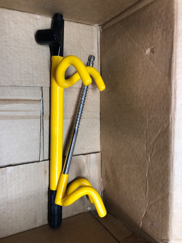 Photo 2 of The Club 3000 Twin Hooks Steering Wheel Lock, Yellow