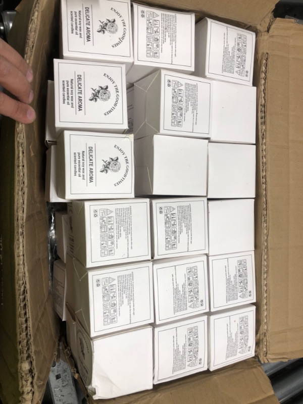 Photo 1 of 50 Pcs Wedding Gift Candle Jar Thanks for Coming Candles Sea Salt Sage Scented Bridesmaid Gift Natural Soy Wax Candles Bridal Proposal Gift Bachelor Party Thank You Favors Set for Guests, 10 Scents