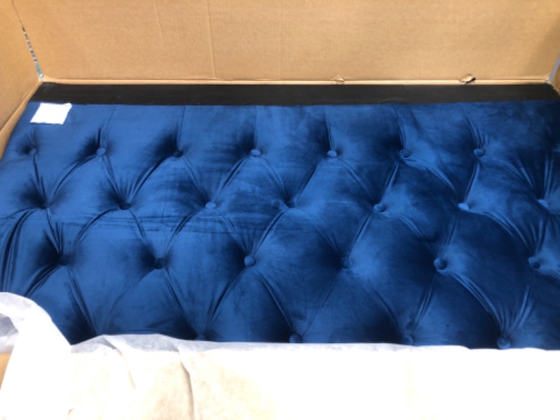 Photo 2 of 2 seater sofa blue backrest only