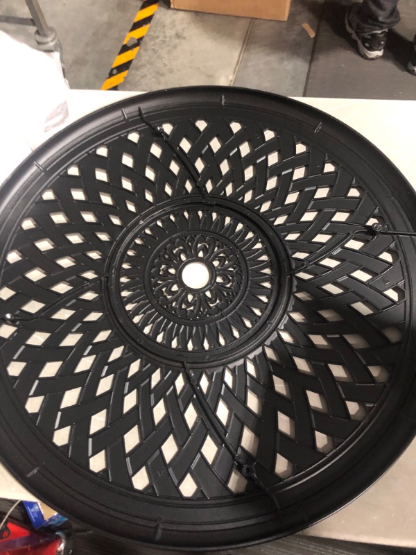 Photo 1 of NUU GARDEN 30 Inch Patio Dining Table, Cast Aluminum Round