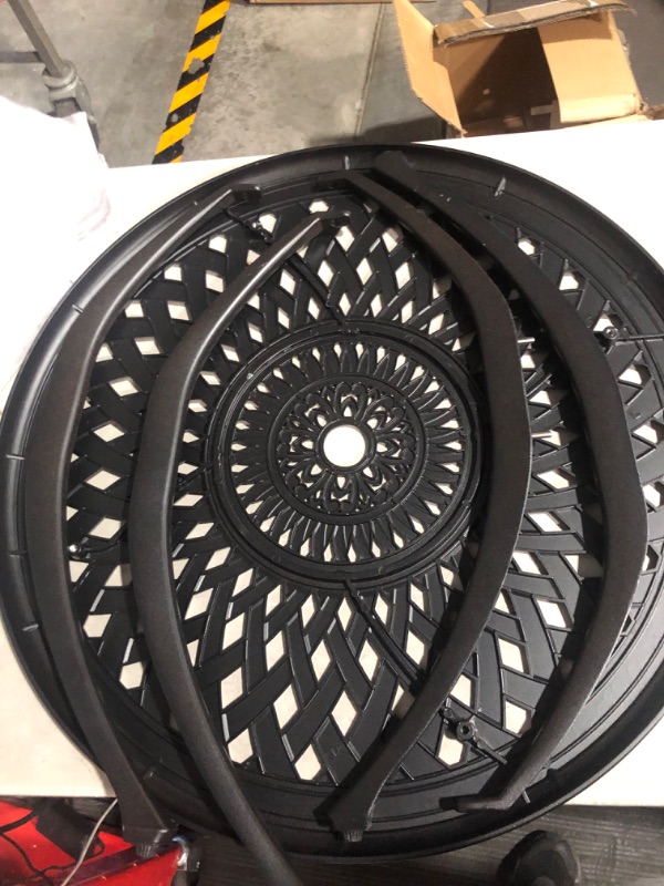 Photo 1 of NUU GARDEN 30 Inch Patio Dining Table, Cast Aluminum Round