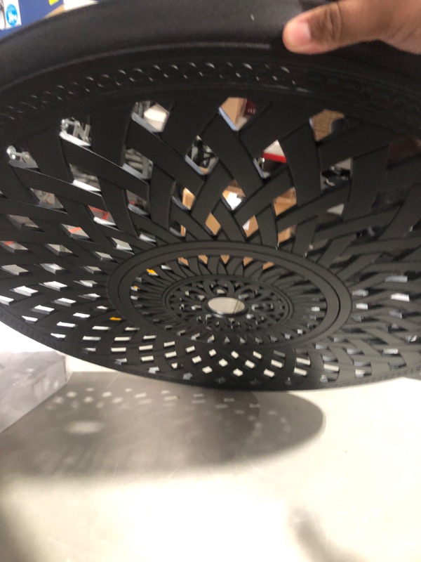 Photo 1 of NUU GARDEN 30 Inch Patio Dining Table, Cast Aluminum Round