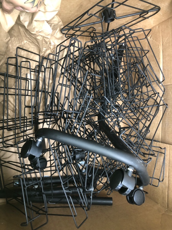 Photo 1 of Safco Products 4128CH Wire Brochure Display Rack, Charcoal