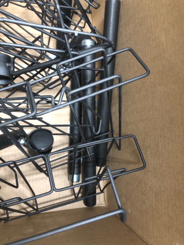 Photo 1 of Safco Products 4128CH Wire Brochure Display Rack, Charcoal
