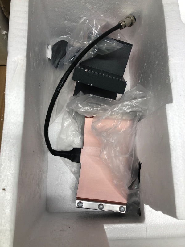Photo 1 of VEVOR Heat Press Machine, 15x15in 2in1, Clamshell Sublimation Transfer Printer with Teflon Coated, Digital Precise Heat Control, Powerpress for T-Shirts Hats Caps Black