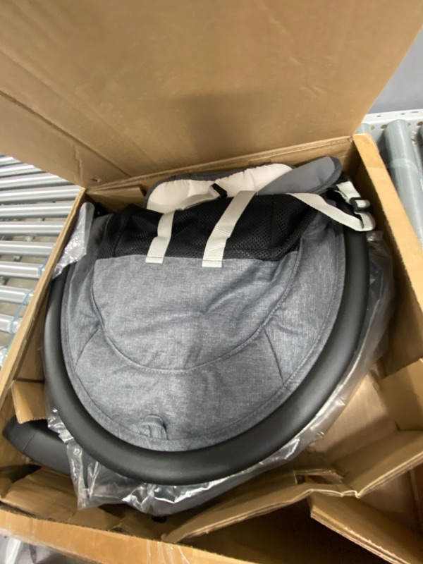 Photo 1 of Baby Swings for Infants, BabyBond Bluetooth Infant Swing with Music Speaker with 3 Seat Positions, 5 Point Harness Belt, 5 Speeds and Remote Control - Portable Baby Swing for Indoor and Outdoor Baby Swing with mosquito nets