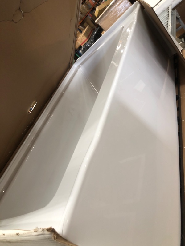 Photo 1 of *SEE NOTES* Classic 500 60 in. x 30 in. Soaking Bathtub with Left Drain in High Gloss White

