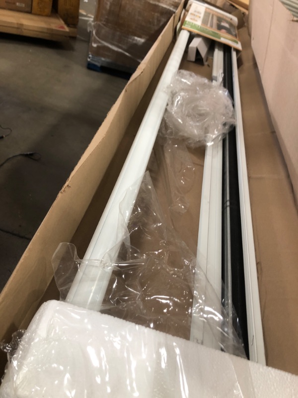Photo 1 of *Missing Hardware* Brisa Single Retractable Screen Door, Black, Fits 96-in Tall x 32-in to 36-in Wide Doors 96" to 97" Opening Height Black