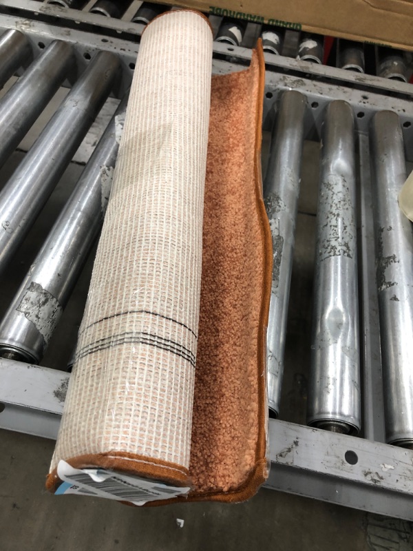 Photo 1 of 2'11"x3' Orange burnt rug 