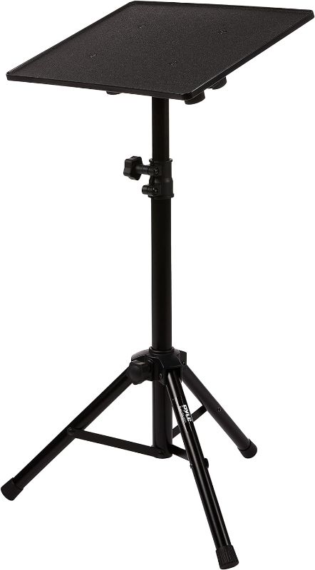 Photo 1 of ***SEE NOTES***PYLE-PRO Universal Laptop Projector Tripod Stand - Computer, Book, DJ Equipment Holder Mount Height Adjustable Up to 35 Inches w/ 14'' x 11'' Plate Size - Perfect for Stage or Studio Use PLPTS2

