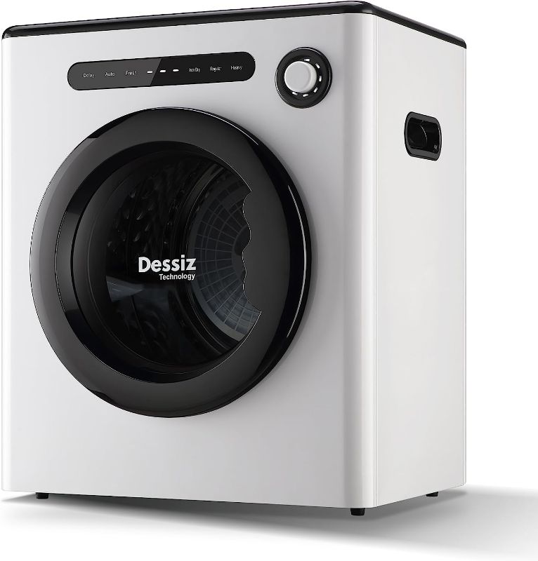 Photo 1 of 
Dessiz Digital Control Compact Laundry Dryer - 10lbs Capacity, Portable Clothes Dryer Machine for Small Spaces, RVs and Apartments - Quiet, Sturdy and Easy...
